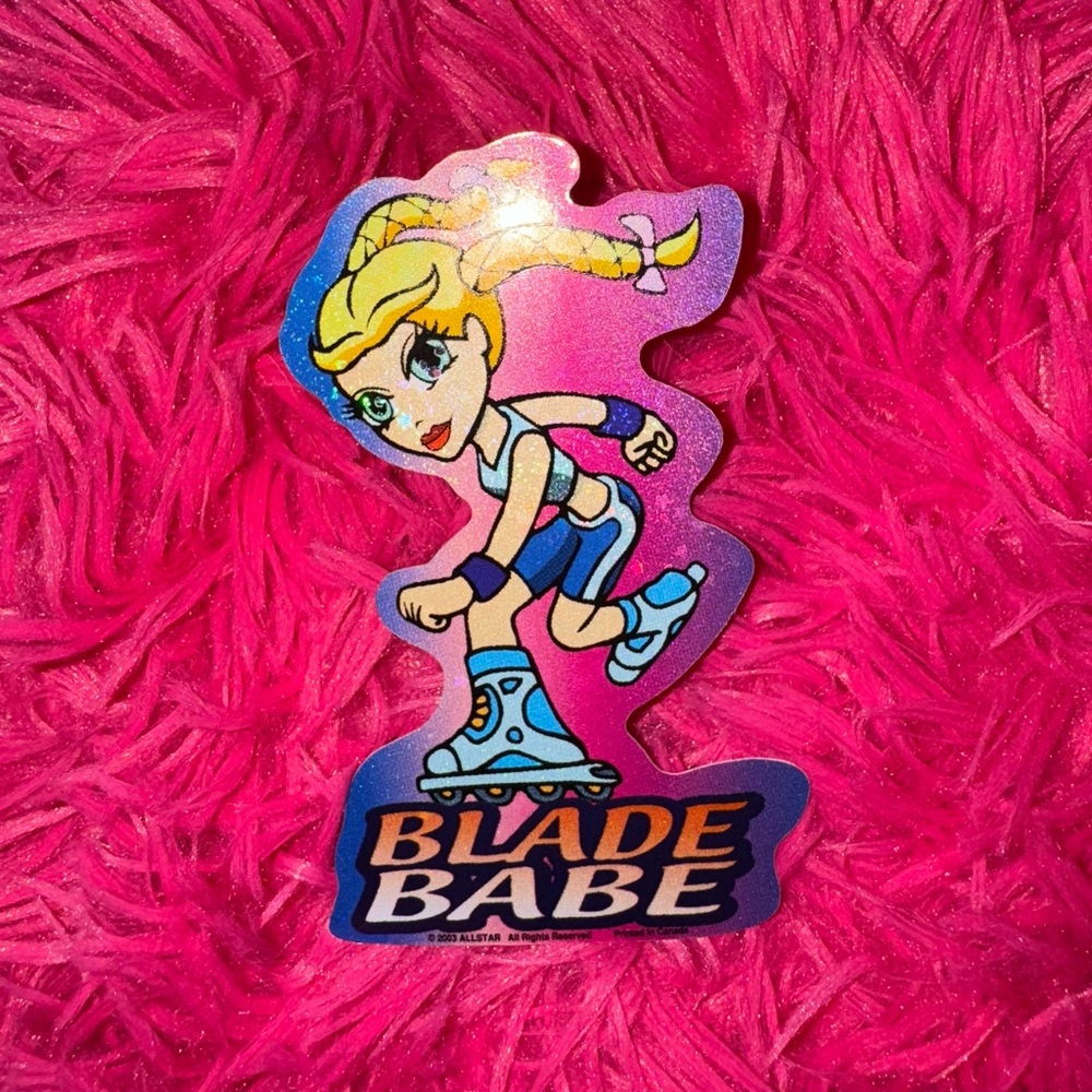 vintage y2k girls vending machine sticker